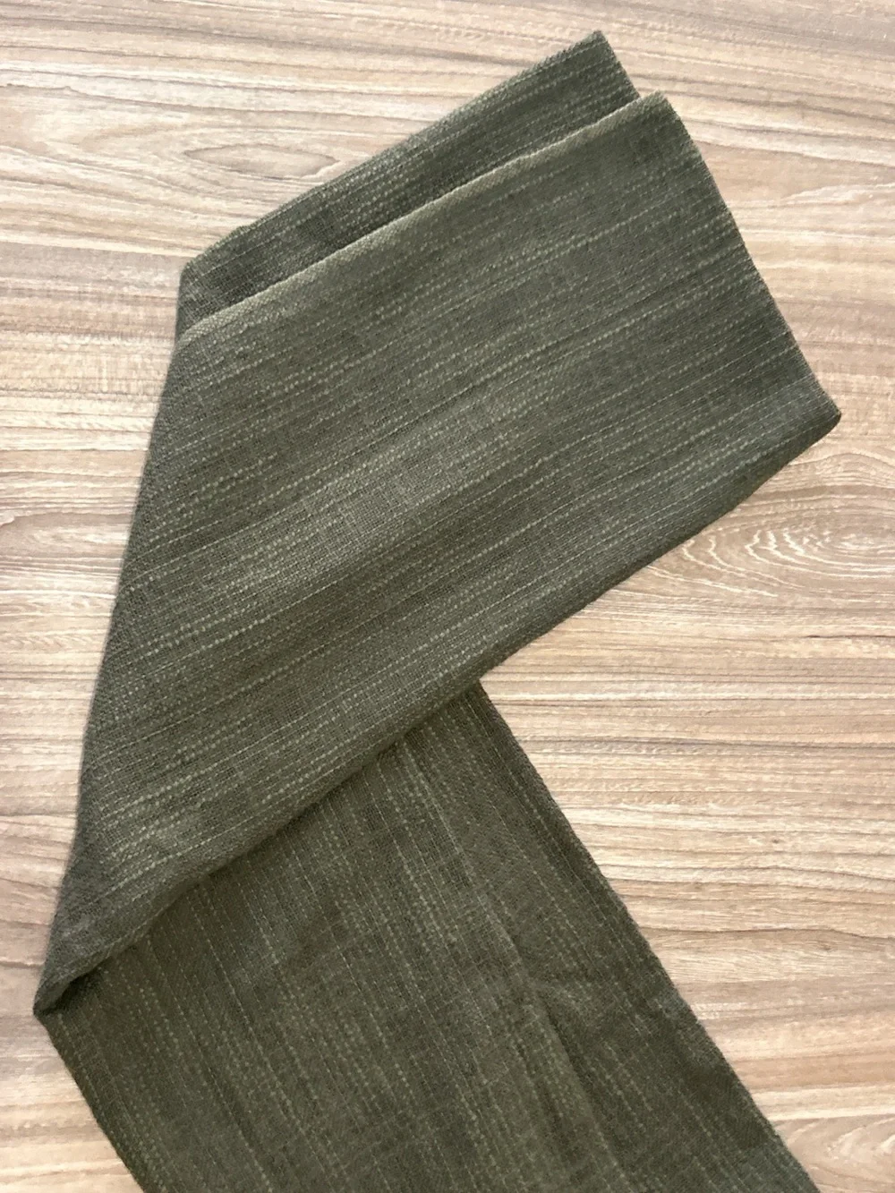Olive Green Hand Loom Textile Hand Tied Tassels Travel Scarf Wrap Towel Sarong